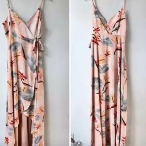 Show Me Your Mumu Mariah Wrap Maxi Dress Paradise Print Wedding XL